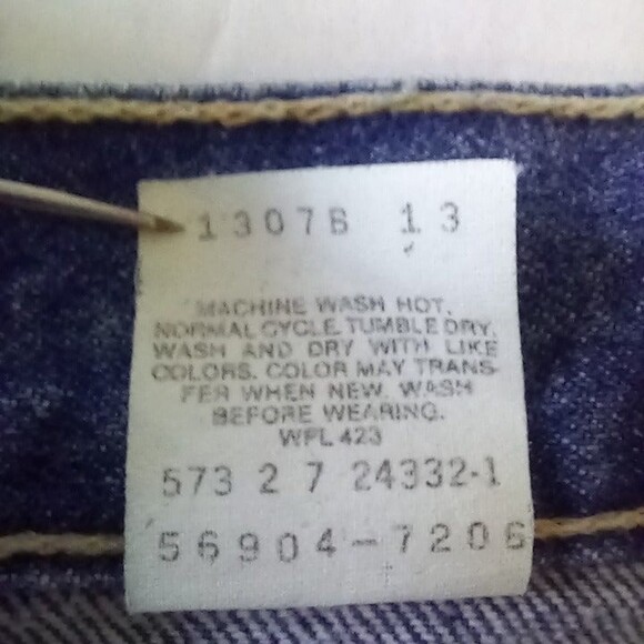 Levi's 573 Brown Tab Jeans-Size 10-Vintage-1987-High Rise-Tapered Leg-USA Made - Picture 12 of 12